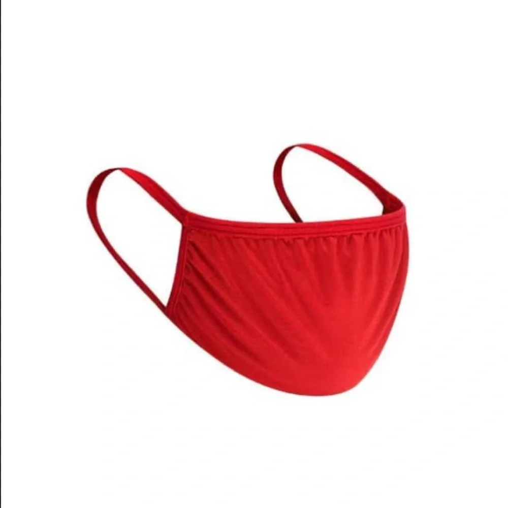 50 PCs Bulk Purchase Childrens Plain Spandex Cotton Face Masks. Mix of 10 Colors